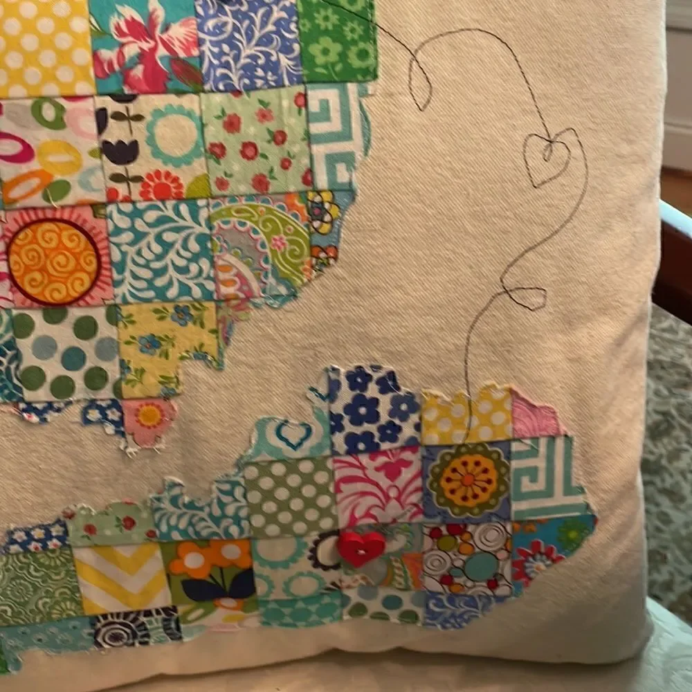 Pearly Girl Cutie Handmade Pillow/Cover - NWT